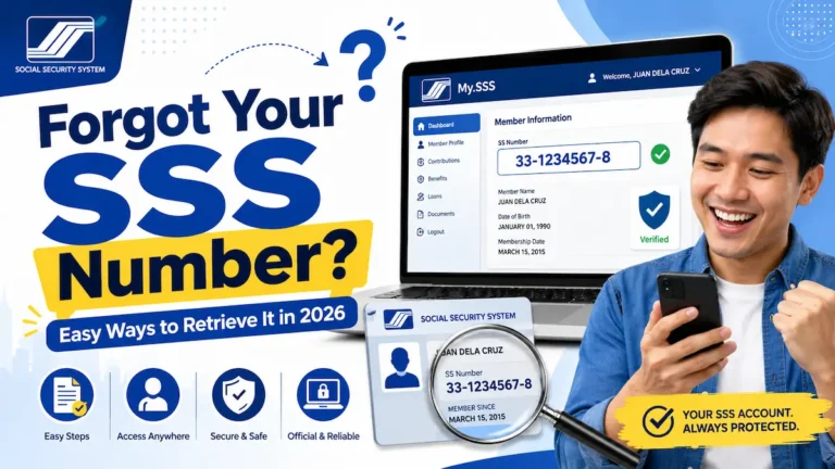 How to Know My SSS Number 2026 Retrieve Forgotten SSS Number