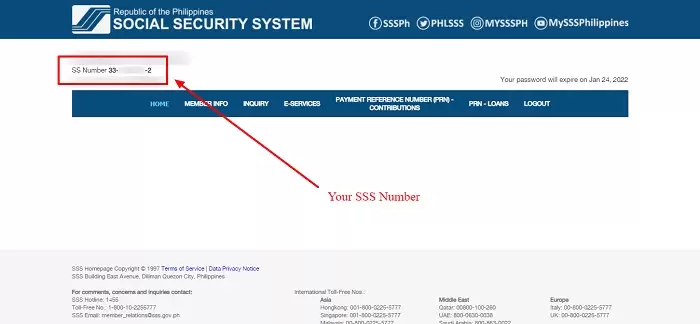 SSS Number