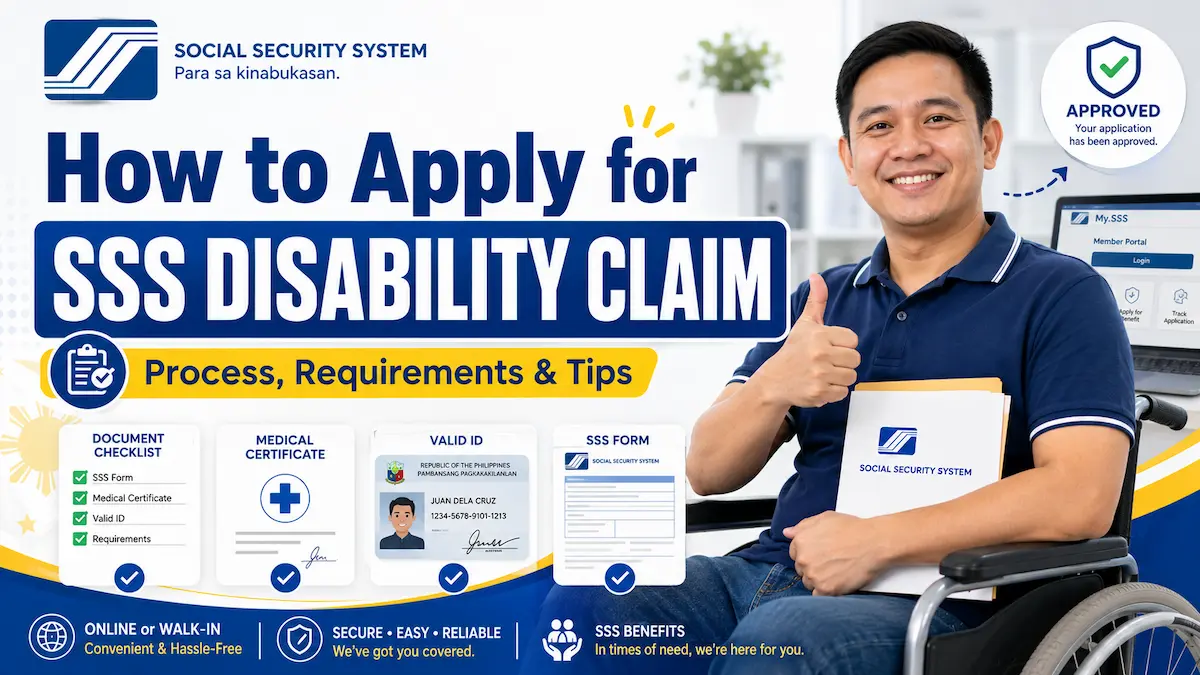 SSS Disability Claim Application Process and Requirements