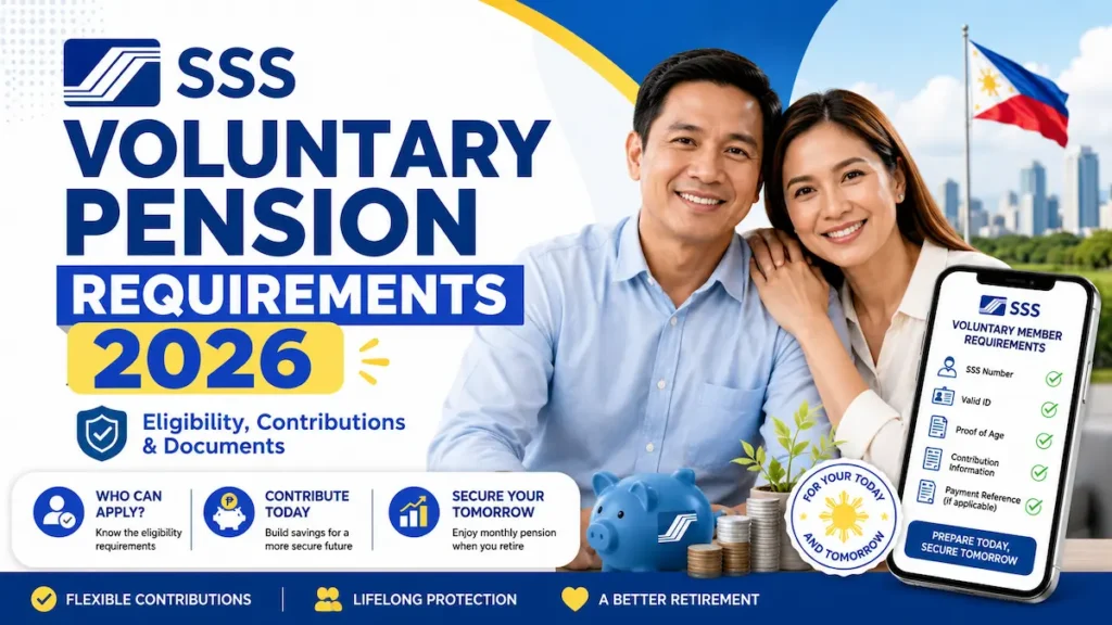 SSS Pension Requirements for Voluntary Members in Philippines