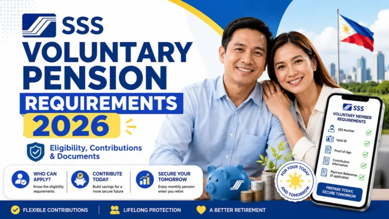 SSS Pension Requirements for Voluntary Members in Philippines