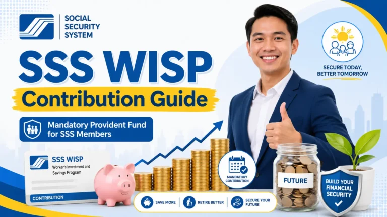SSS WISP: Mandatory Provident Fund Contribution for SSS Members