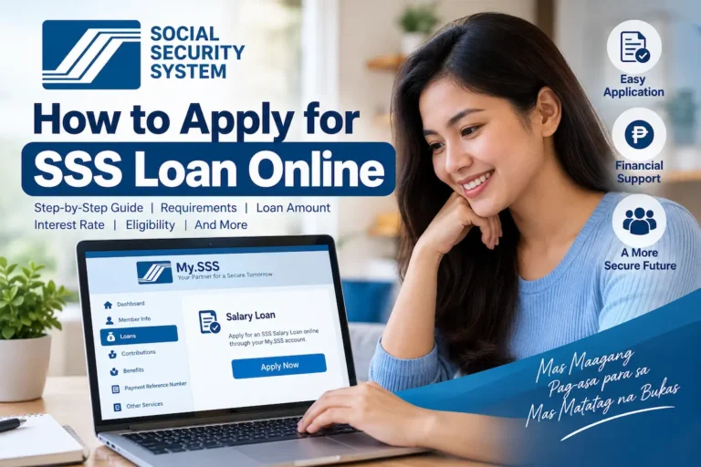 How to Apply for SSS Loan Online